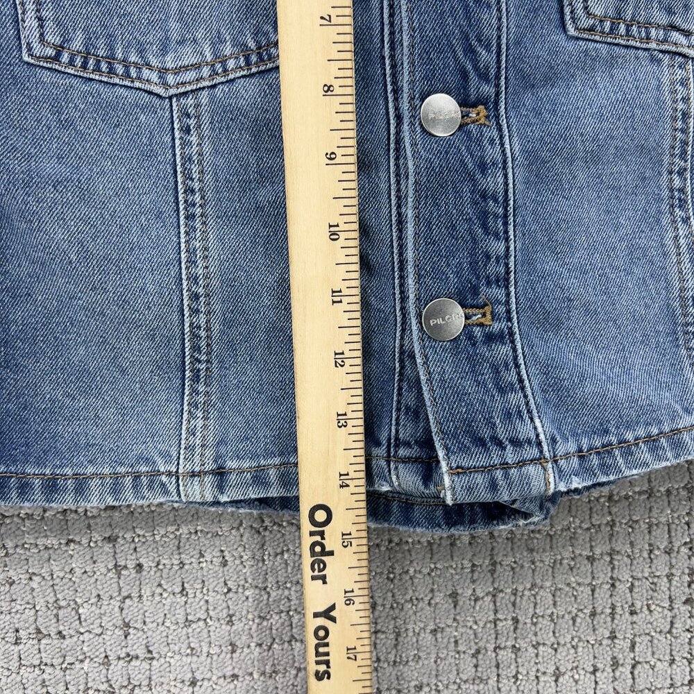Anthropologie Pilcro Country Denim Skort - Picture 5 of 9